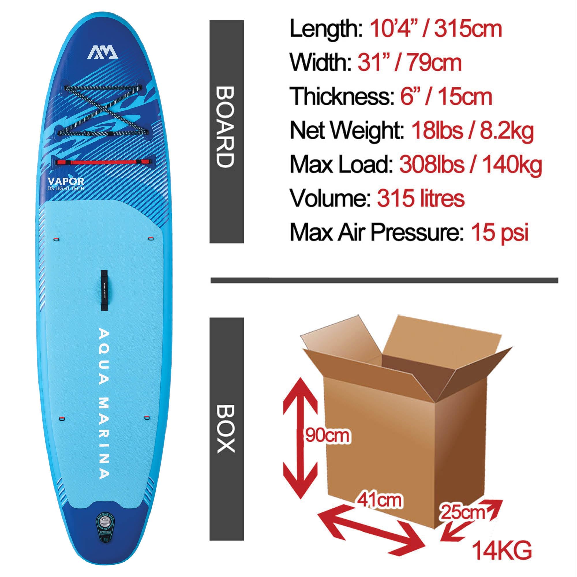 Amazon.co.jp: AQUAMARINA(アクアマリーナ) VAPOR ヴェイパー SUP